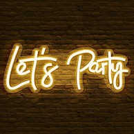 Neon LED svjetiljka "Let's party" FM-WN60